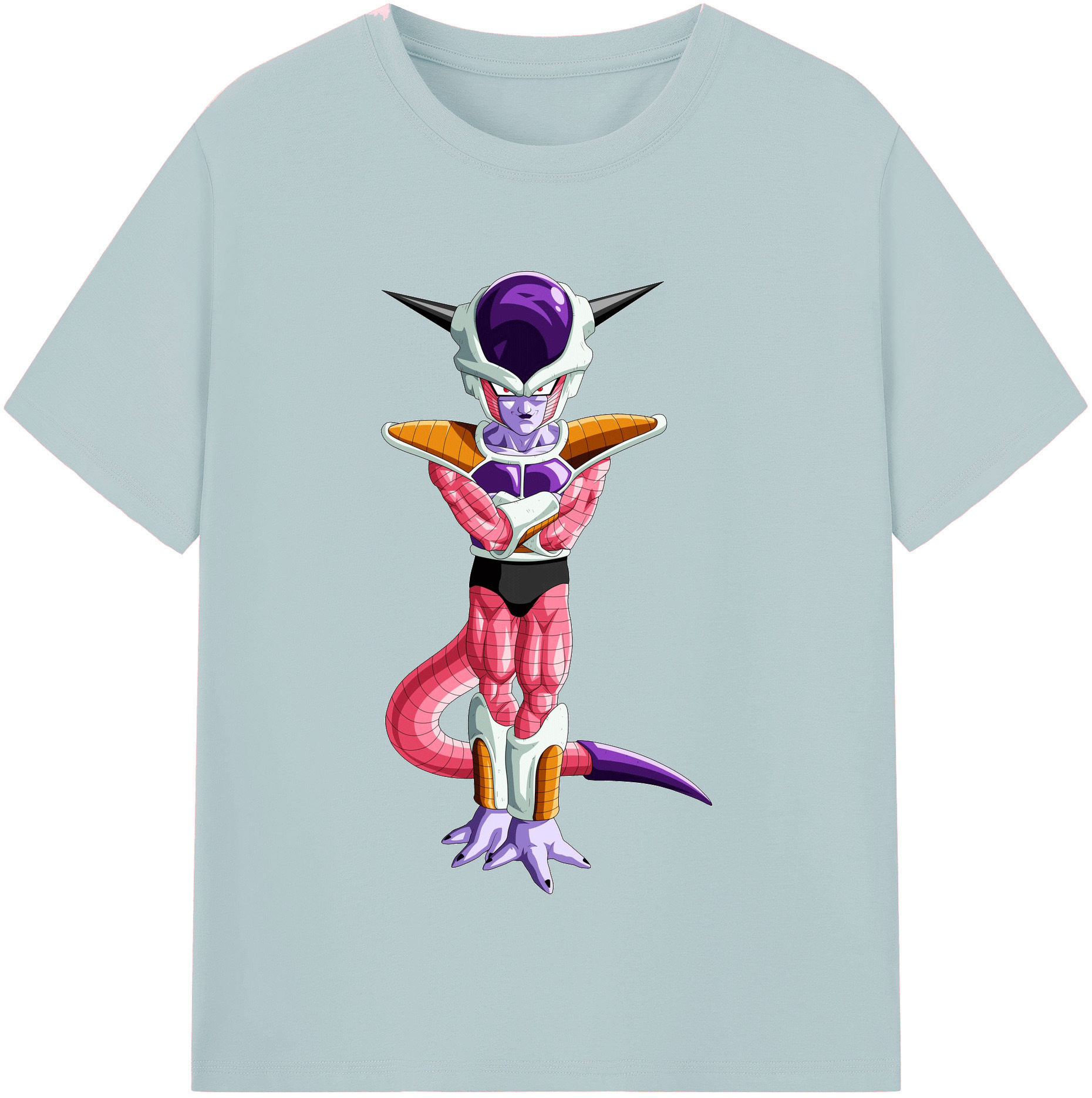 （画像用） ドラゴンボール フリーザ DRAGON BALL Frieza 綿100％半袖Tシャツ（フロントプリント）
